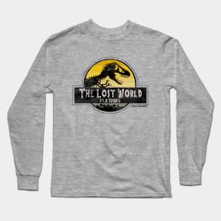 Isla Sorna - The Lost World Park Sunset Logo Long Sleeve T-Shirt